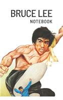 BRUCE LEE Notebook: Organize Notes, Ideas, Follow Up, Project Management, 6" x 9" (15.24 x 22.86 cm) - 110 Pages - Durable Soft Cover - Line(3 Bruce Lee)