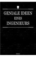Geniale Ideen eines Ingenieurs Notizbuch