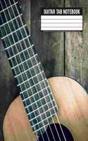 Guitar Tab Notebook: Blank Sheet Music For Guitar - 8.5"x11" With 108 Pages Manuscript Paper (Chord Boxes, Staff, TAB and Lyric Line): Guitar Tab Notebook(2 Guitar Tab Notebook)
