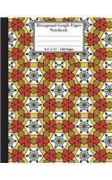 Hexagonal Graph Paper Notebook. 8.5" x 11". 120 Pages