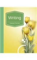 Writing Cleanses The Soul: Writing Notebook With Graph Paper, Design Notebook, Engineering Notebook, Floral Engineering Notebook, Embroidery Notebook, Squared Paper, Math Pape