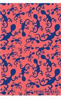 Gecko Journal: For Men, Women and Children (Blue & Red)