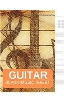 Guitar Blank Music Sheet