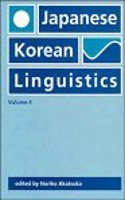 Japanese/Korean Linguistics: Volume 4