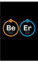 BeEr Beryllium Erbium : Blank Journal & Beer Gift