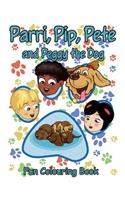 Parri, Pip, Pete and Peggy the Dog Fun Colouring Book