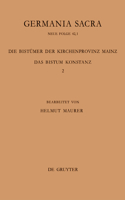 Germania Sacra, Bd 42,1, Die Bistümer der Kirchenprovinz Mainz. Das Bistum Konstanz 2