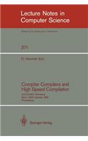 Compiler Compilers and High Speed Compilation