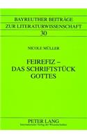 Feirefiz - Das Schriftstueck Gottes