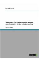 Tennysons The Lady of Shalott and her nameless desire for the veiled unveiling