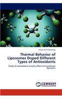 Thermal Behavior of Liposomes Doped Different Types of Antioxidants