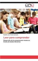 Leer Para Comprender