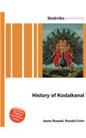 History of Kodaikanal