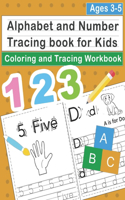 Alphabet and Number Tracing book for kids Ages 3-5
