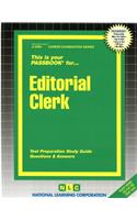 Editorial Clerk: Passbooks Study Guide