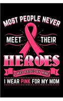 Most People Never Meet Their Heroes I Was Raised By Mine I Wear Pink For My Mom