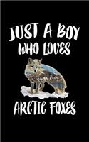 Just A Boy Who Loves Arctic Foxes: Animal Nature Collection