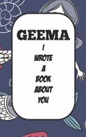 Geema I Wrote A Book About You
