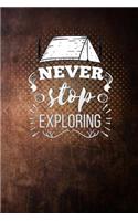 never stop exploring