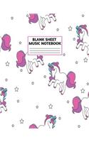 Blank Sheet Music Notebook