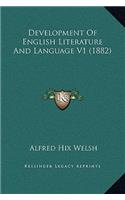 Development Of English Literature And Language V1 (1882)