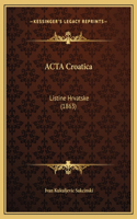 ACTA Croatica