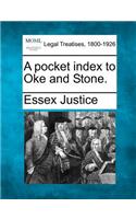 Pocket Index to Oke and Stone.