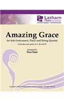 Amazing Grace for Solo Instrument, Piano and String Quartet