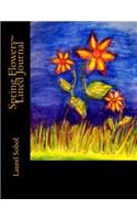 Spring Flowers Lined Journal