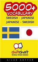 5000+ Swedish - Japanese Japanese - Swedish Vocabulary