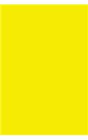 Electric Yellow Notebook: 150 Dot Grid Pages