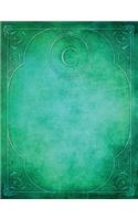 Monogram "C" Blank Sketchbook