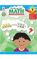 Thinking Kids' Math Analogies, Grade 1