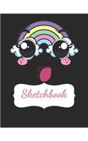 My Cute Unicorn Sketch Book: Unicorn NoteBookand Sketchbook For Girls - 120+ Pages Of Unicorn Themed Sketchbook (Unicorn Notebooks): Blank unicorn drawing paper for boys, artist(85 Unicorn)