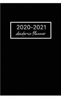2020-2021 Academic Planner: Black Color Cover, Daily Weekly Monthly Planner Academic Year July 2020 to July 2021, 12 Months Agenda Logbook, Diary, Goals Calendar and Yearly Ove(5 2020-2021 Academic Year Weekly & Monthly Planner, July 2020 - June 2021)