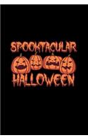 Spooktacular Halloween: 6x9 Blank Dot Grid Funny Notebook Or Couple Book - Birthday Journal Or Family Diary for Men and Women