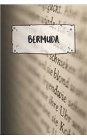 Bermuda: Ruled Travel Diary Notebook or Journey Journal - Lined Trip Pocketbook for Men and Women with Lines