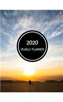 2020 Yearly Planner: Calendar - Perfect To Organize Your Month, Week And Year - Monthly And Weekly Planner, Task List And Notes For Every Day, Year in Pixels, Organizer 
