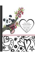 Story Journal Composition Notebook Draw & Write Half College Ruled Lines Half Blank Space: Combined Note and Sketch Workbook Top & Bottom