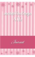 Lambda Tau Omega: Line Ruled Sorority Girls Journal - Great Present for Big or Lil Sister