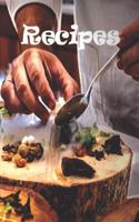 Blank Recipe Journal to Write in (Blank Cookbook 110 Pages)