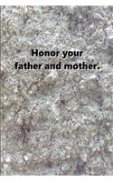 Religious Journal 4th Commandment Modern Stone: (notebook, Diary, Blank Book)