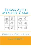 Lhasa Apso Memory Game: Color - Cut - Play