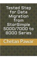 Tested Step for Data Migration from StorSimple 5000/7000 to 8000 Series