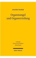Organmangel und Organverteilung