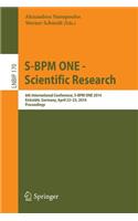 S-Bpm One -- Scientific Research