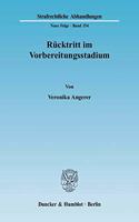 Rucktritt Im Vorbereitungsstadium
