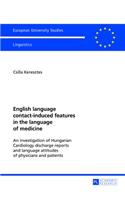 English language contact-induced features in the language of medicine