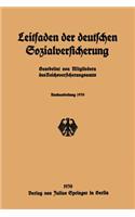 Leitfaden der deutschen Sozialversicherung: Neubearbeitung 1930(German)