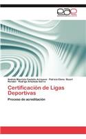 Certificacion de Ligas Deportivas